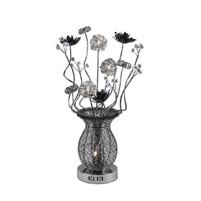 Calista Aluminium Crystal Table Lamps Diyas Home Modern Crystal Table Lamps Calista Aluminium Crystal Table Lamps Diyas Home Modern Crystal Table Lamps